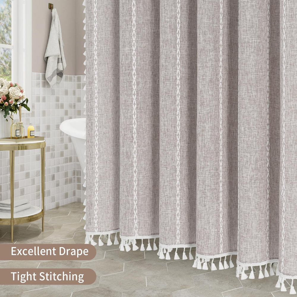 MitoVilla texture tissu imitation lin montrant épaisseur et opacité