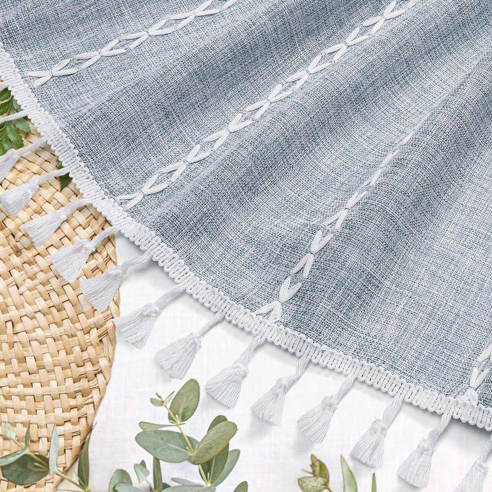 MitoVilla texture lin-polyester proche pour toucher naturel et solidité