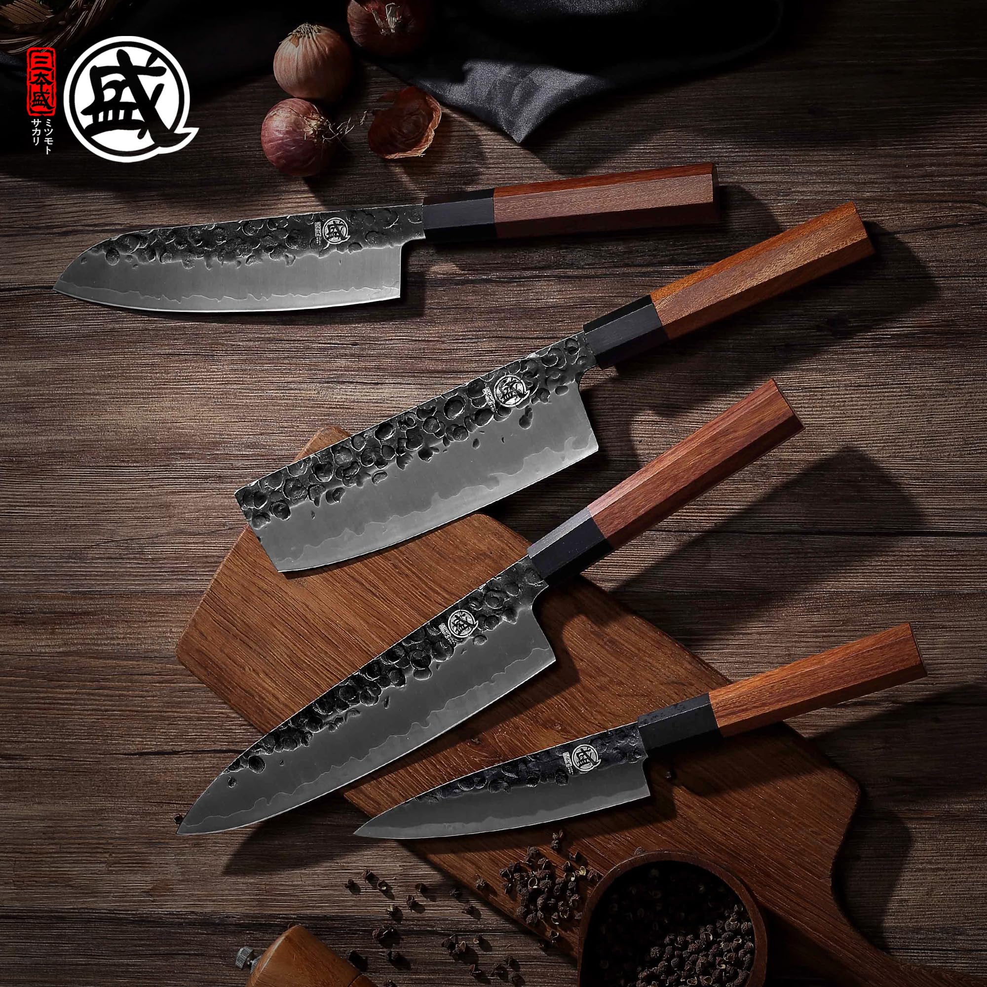 MITSUMOTO SAKARI manche bois octogonal offrant prise stable
