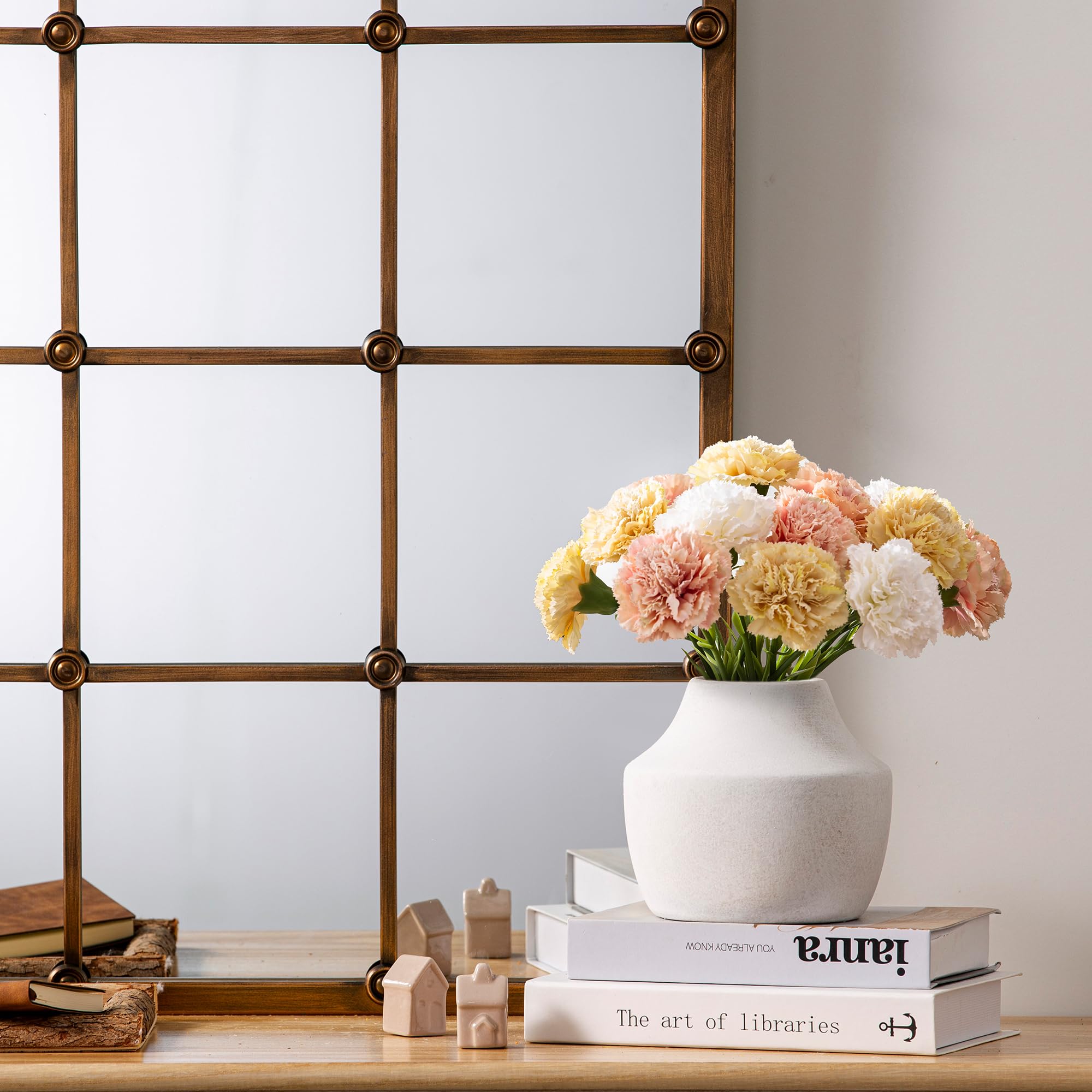 Mitt&Ditt vase rempli de fleurs séchées, crée une décoration durable