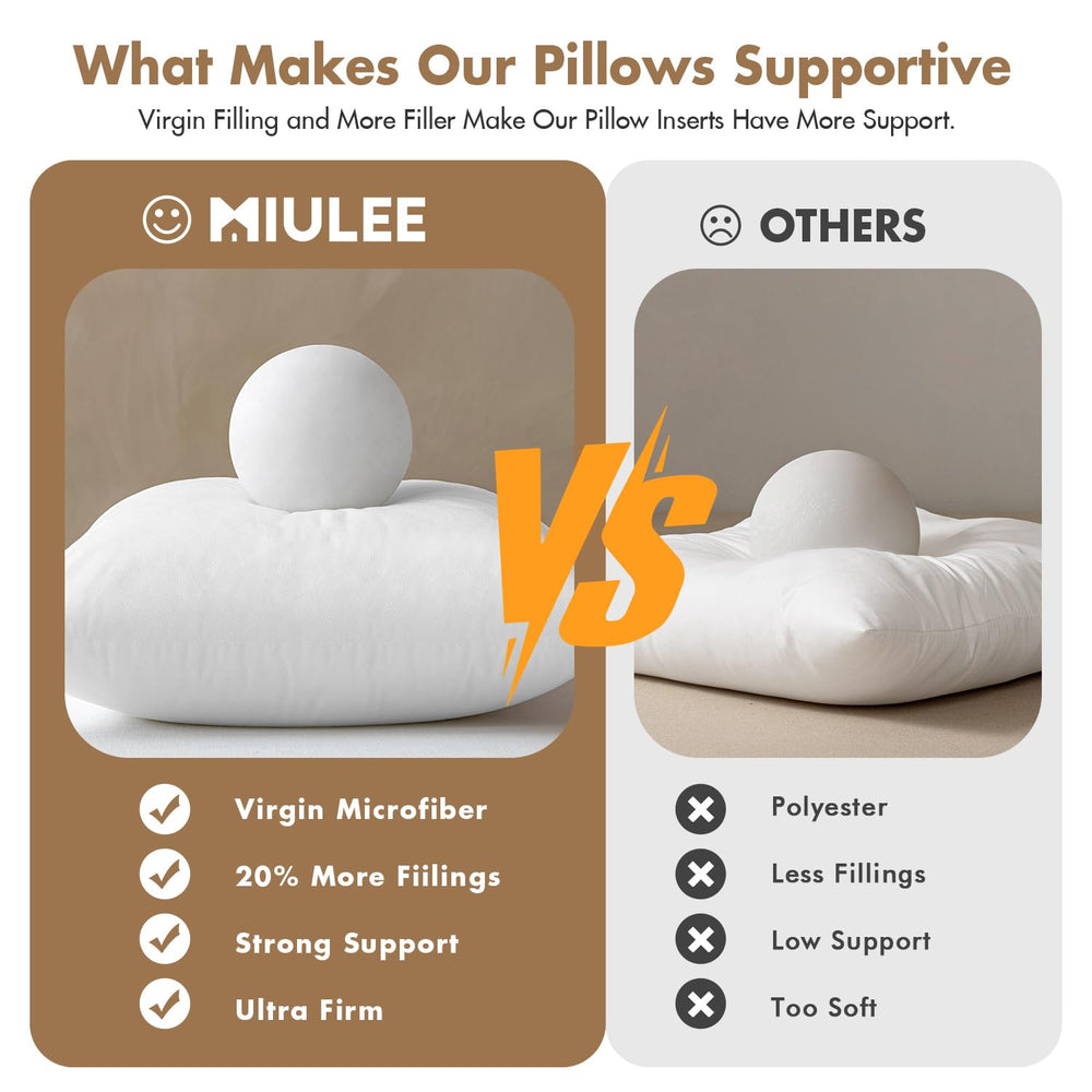 MIULEE comparaison taille 45x45 cm pour choisir la bonne housse