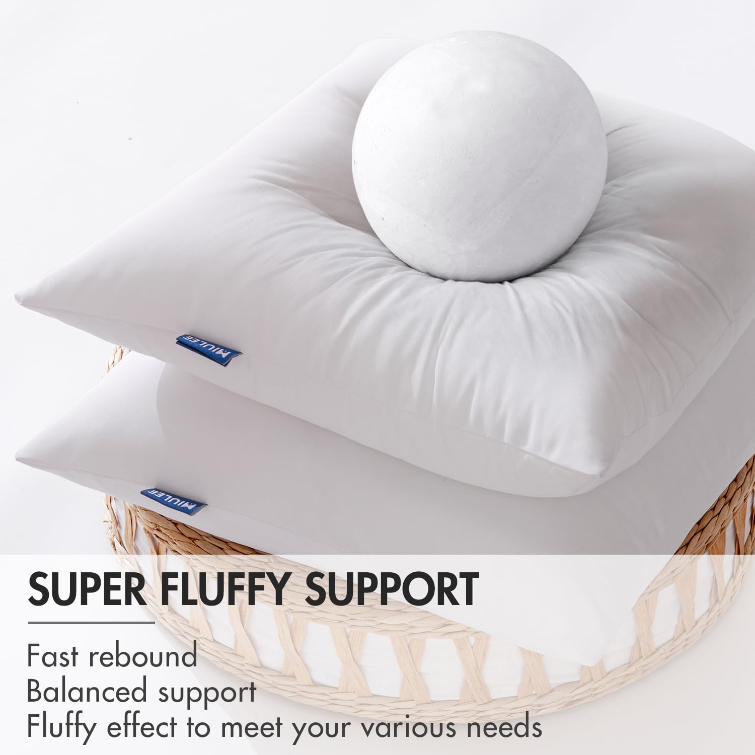 MIULEE coussin sur canapé intérieur montre aspect décoratif et maintien