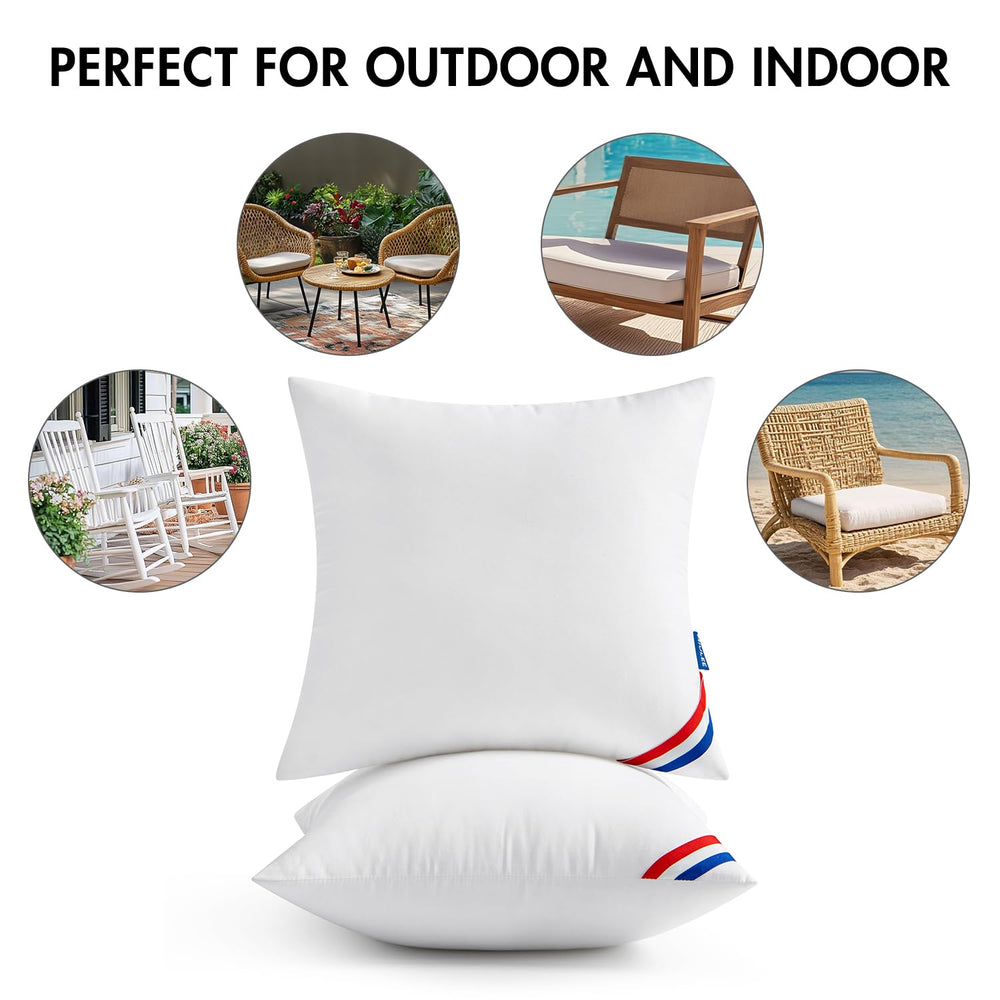 MIULEE ensemble de coussins sur banc de terrasse look coordonné