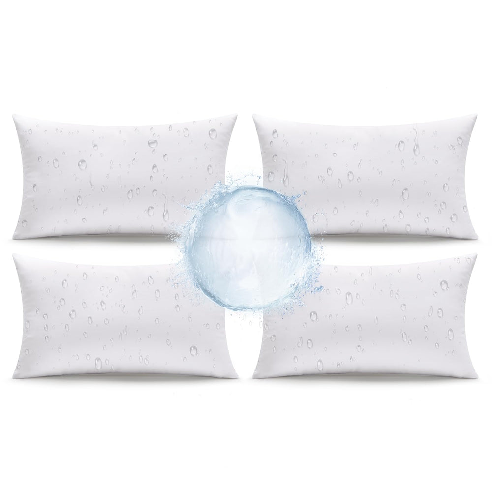 MIULEE coussin 12x20 face avant montrant design et bénéfice d'usage extérieur