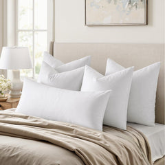 MIULEE gros plan du garnissage plume duvet offrant moelleux et maintien