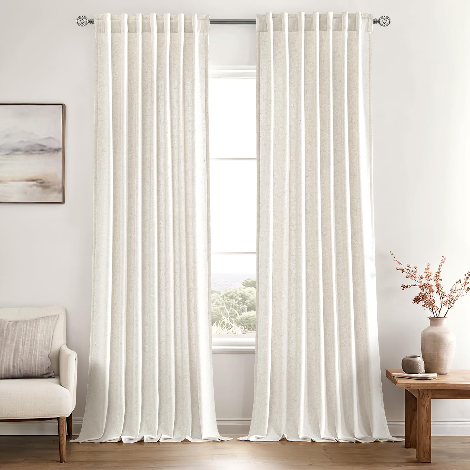 MIULEE comparaison d'échelle montrant taille 52x84 pouces utile