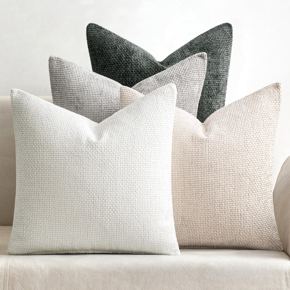 MIULEE housse chenille vue avant élégant et confortable
