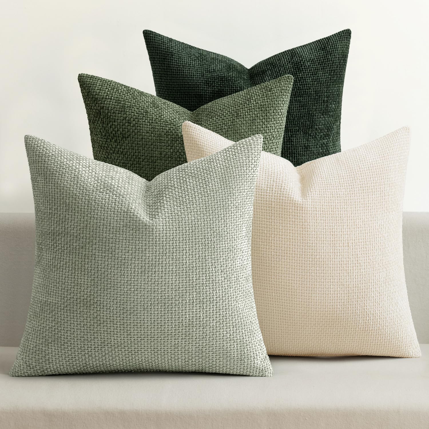 MIULEE housse face montrant couleur verte et finition élégante