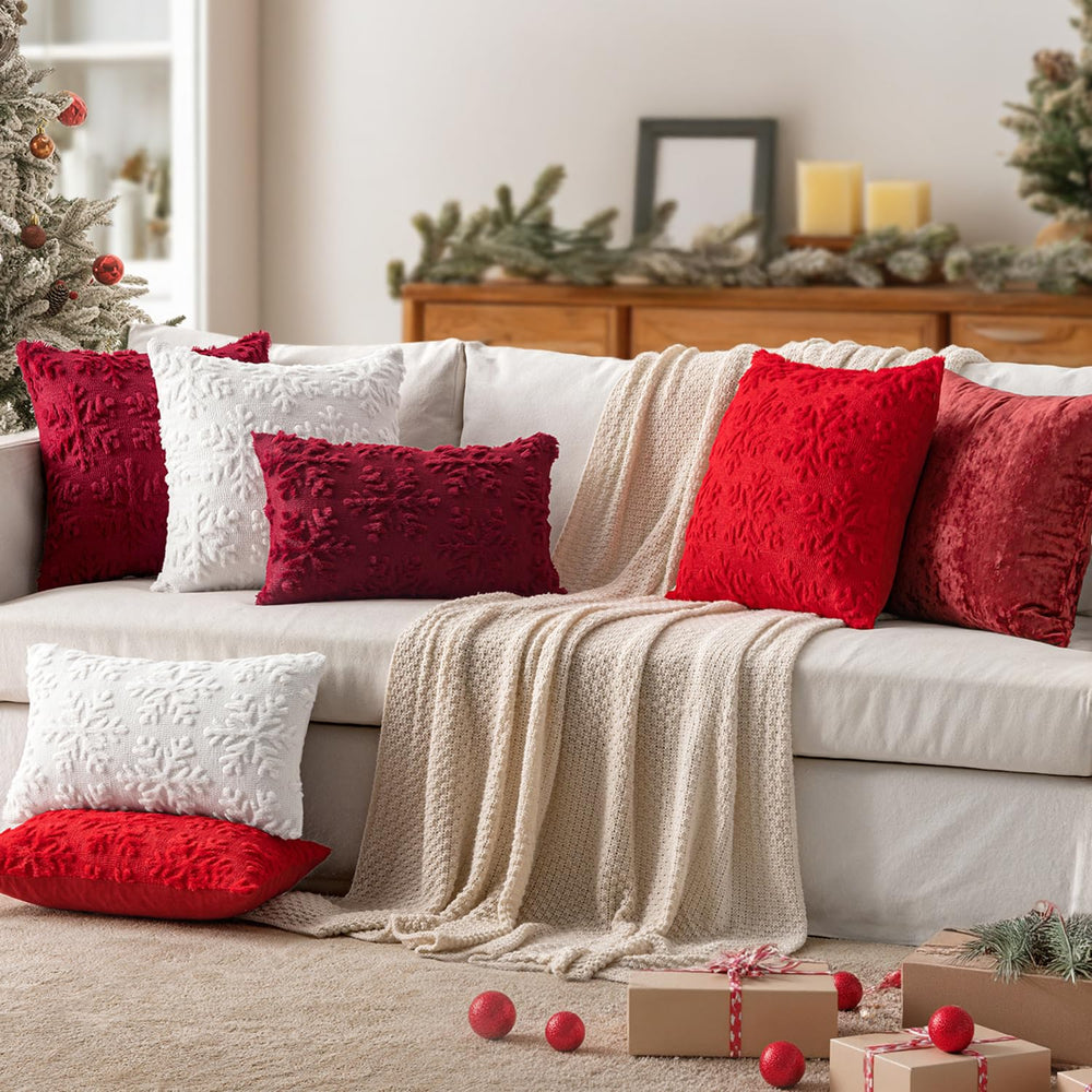 MIULEE comparaison taille coussin 50×50 cm pour ajustement facile