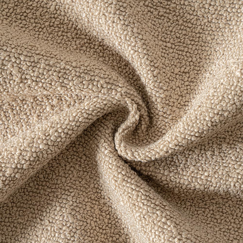 MIULEE gros plan texture boucle montrant relief et confort