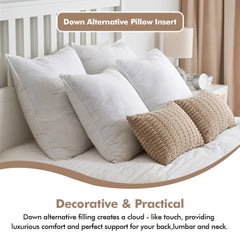 MIULEE insert placé dans une housse sur canapé améliorant le rendu visuel