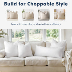 MIULEE inserts posés sur canapé apportant style et confort immédiat