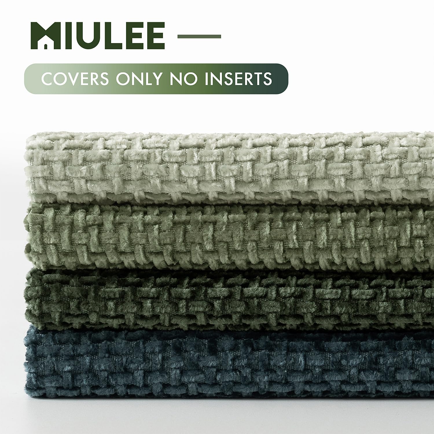 MIULEE lot de 4 emballage prêt-à-utiliser pour coordination décor