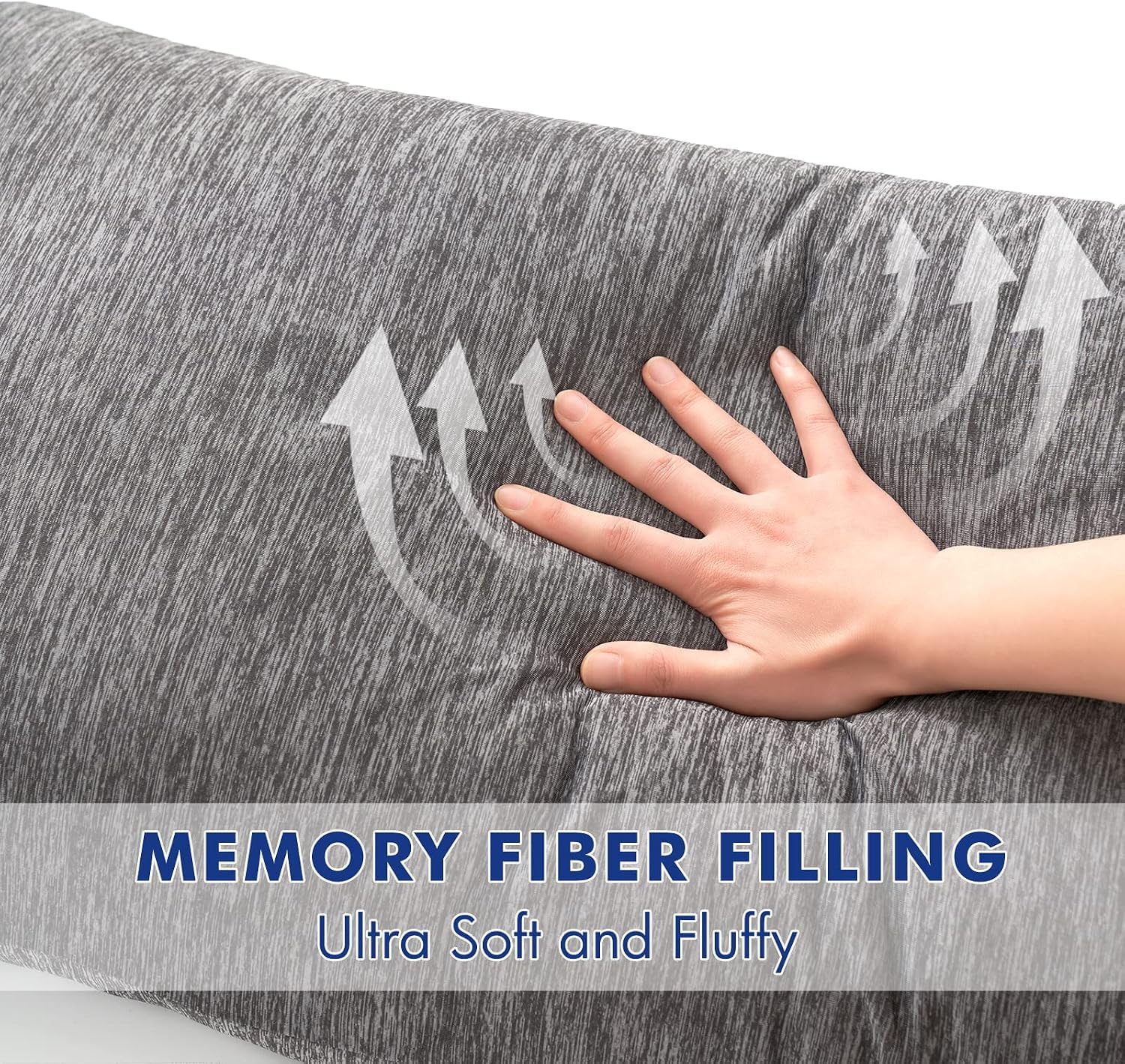 MIULEE oreiller en usage sur lit soutien confortable pour dormir