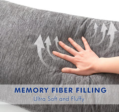 MIULEE oreiller en usage sur lit soutien confortable pour dormir