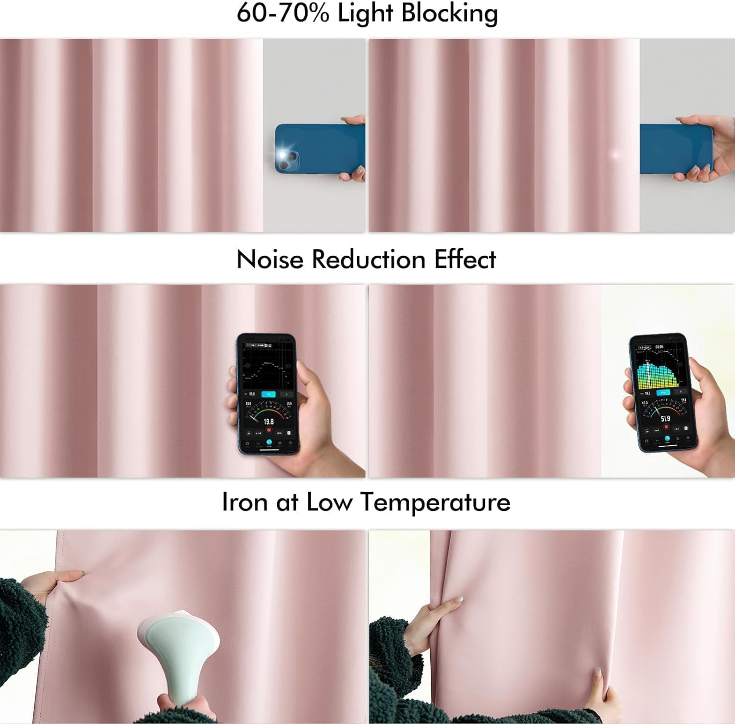 MIULEE rideaux installés dans un salon, ambiance chaleureuse et intimité accrue