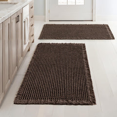 MIULEE tapis de bain vue avant apportant confort et style boho