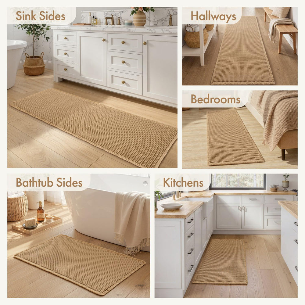 MIULEE comparaison taille 24x72 montrant adaptation en couloir et salle de bain