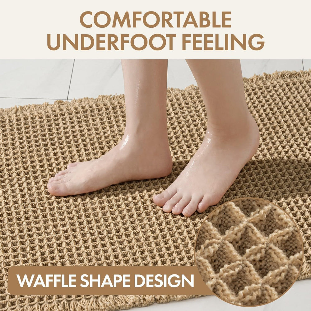 MIULEE tapis long posé devant double vasque pour usage quotidien sûr