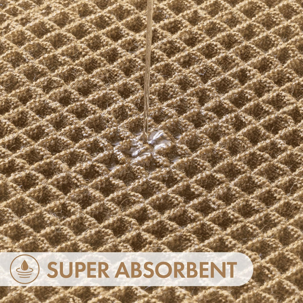 MIULEE tapis avec pad PVC inclus pour renfort antidérapant et entretien facile