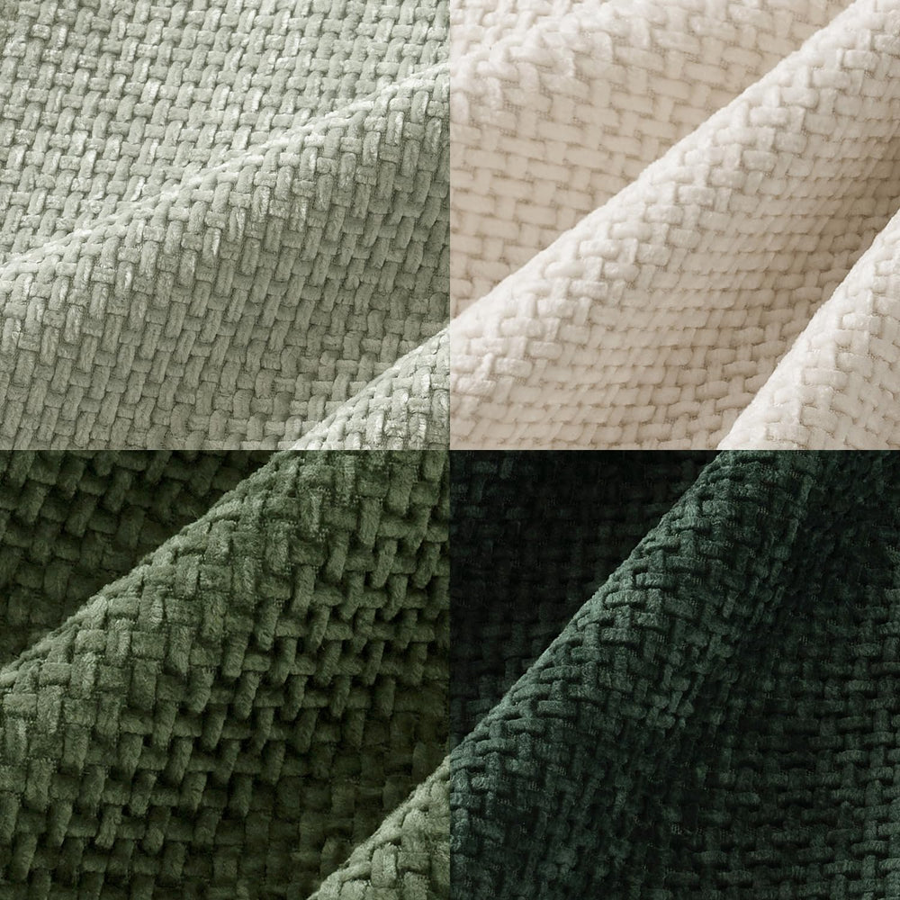 MIULEE gros plan texture chenille douce et agréable au toucher