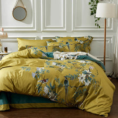 mixinni housse de couette devant motif oiseaux et fleurs bénéfice décor élégant