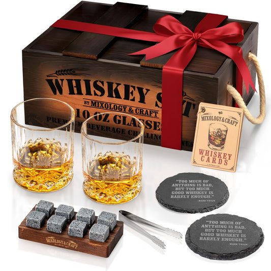 Mixology & Craft vue avant du coffret complet prêt à offrir