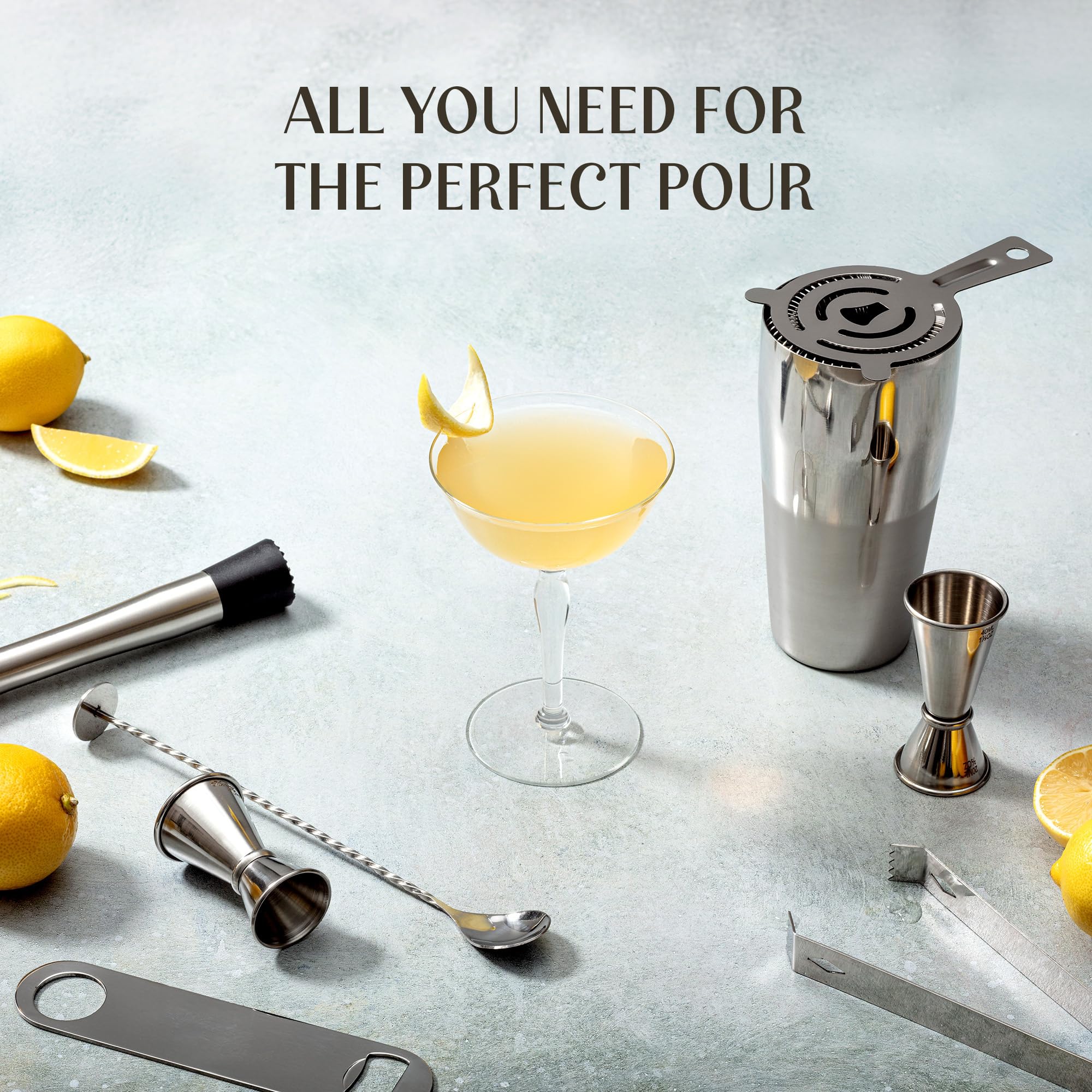 Mixology & Craft piques et pinces pour présentation soignée des cocktails