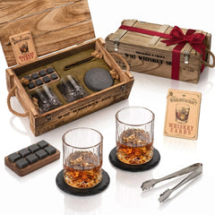 Mixology & Craft coffret ouvert montrant la présentation soignée, parfait pour offrir