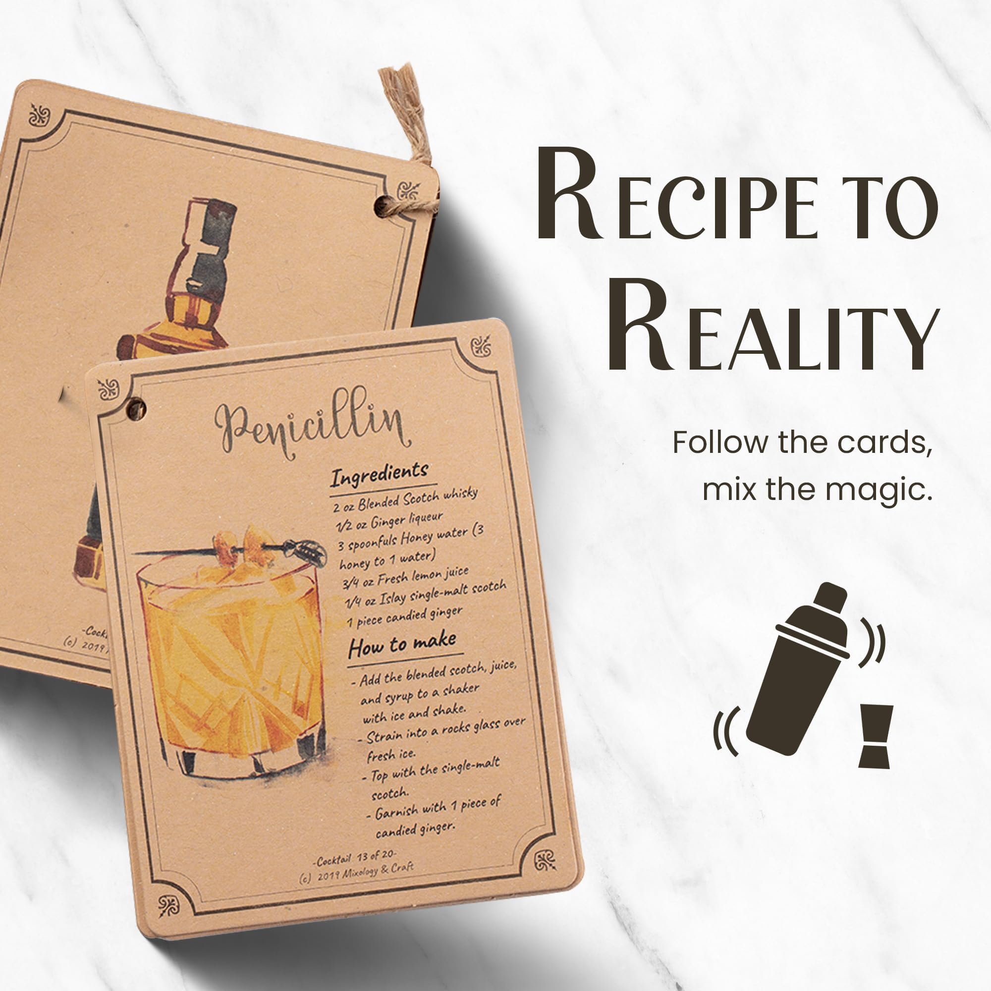 Mixology & Craft ensemble complet étalé sur table pour préparation rapide