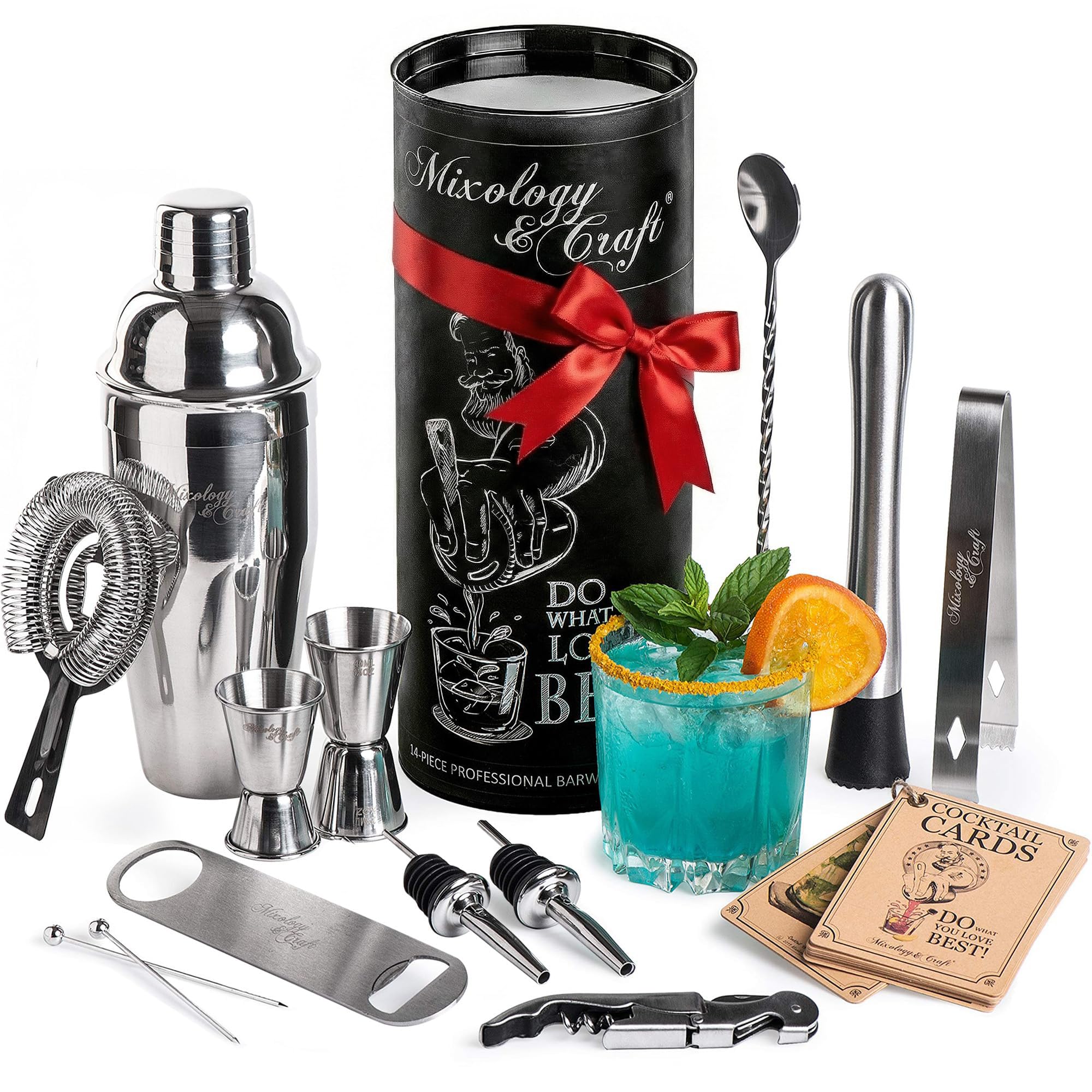 Mixology & Craft face avant du kit dans son emballage prêt à offrir