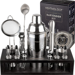 Mixthology shaker avant montrant finition inox et service uniforme