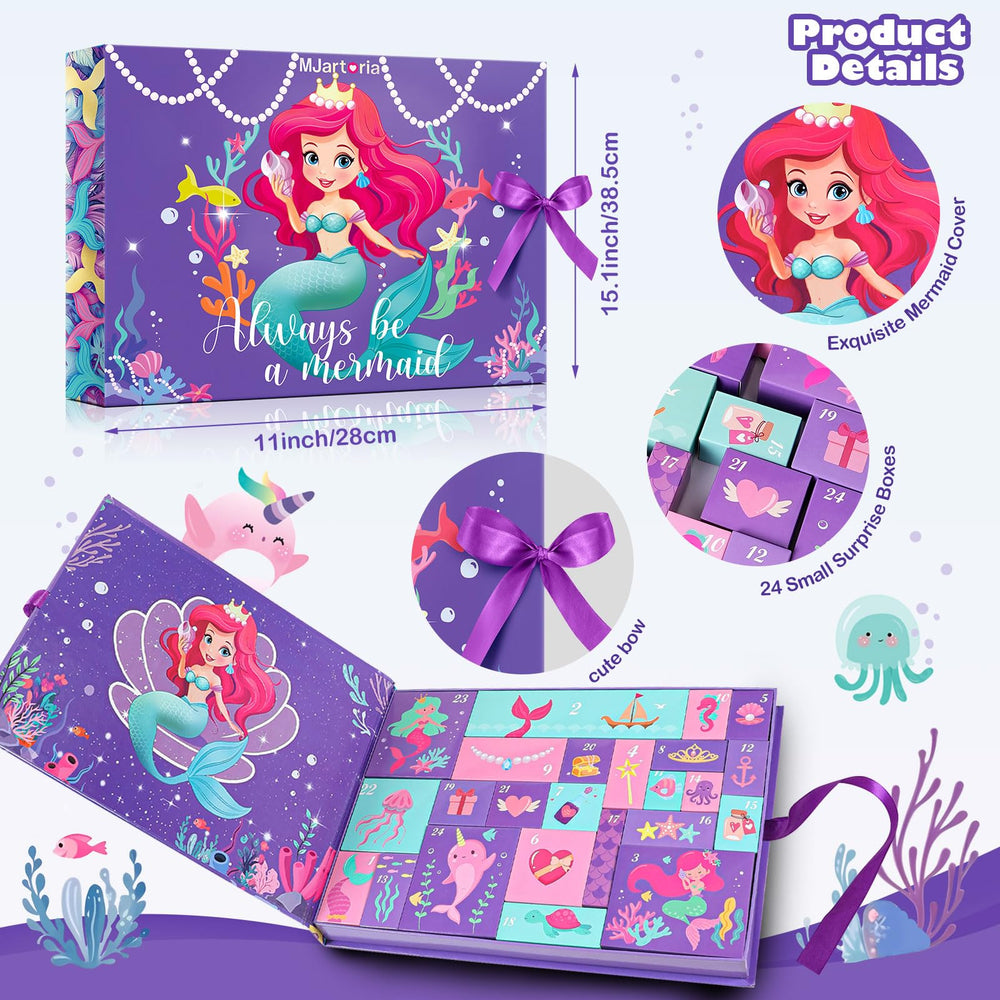 MJartoria planche d'autocollants mermaid motifs ludiques pour personnaliser affaires