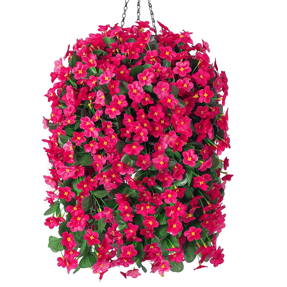 MJFloria suspension face complète montrant couleur fuchsia et effet réaliste