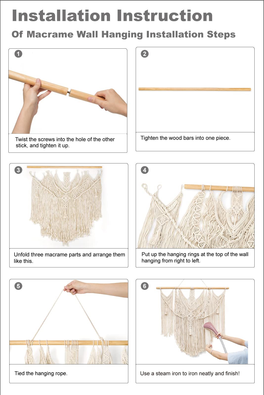 Mkono comparaison d'échelle montrant taille 36"x35" pratique