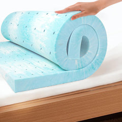 MLILY sur-matelas EGO face avant montrant emballage compact et maniabilité