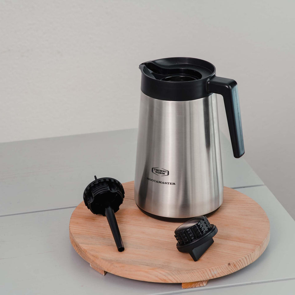 Moccamaster couvercle de voyage en place pour transport sûr et aucune fuite