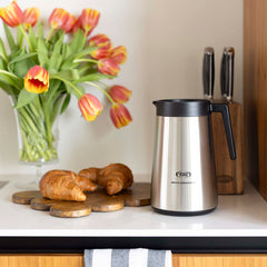 Moccamaster doublure en verre borosilicate gros plan garantissant rétention de chaleur