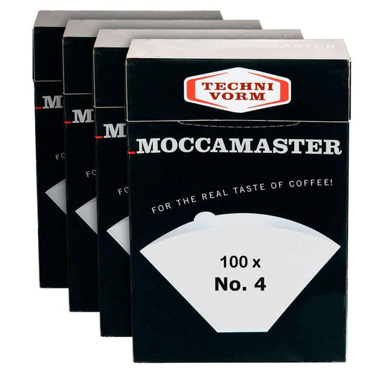 Moccamaster filtre papier face, extraction propre et goût préservé