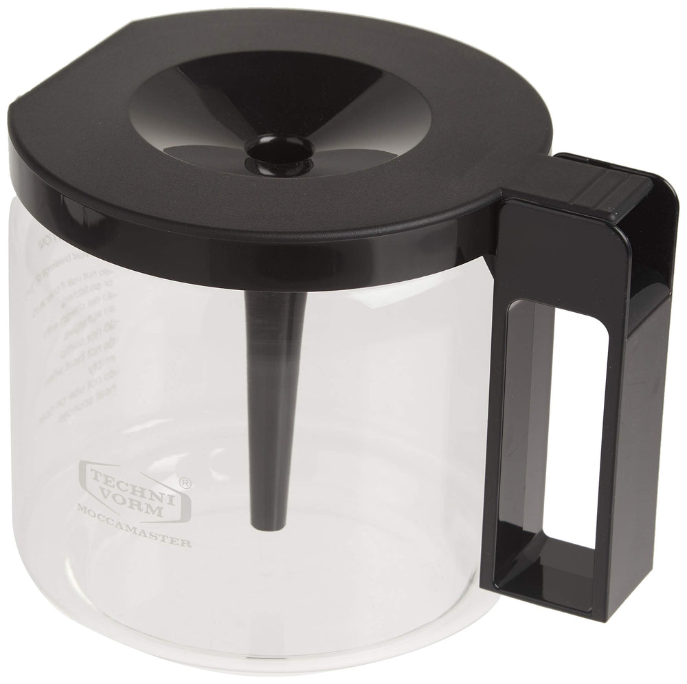 Moccamaster carafe posée sur cafetière KBG, installation stable et ajustée