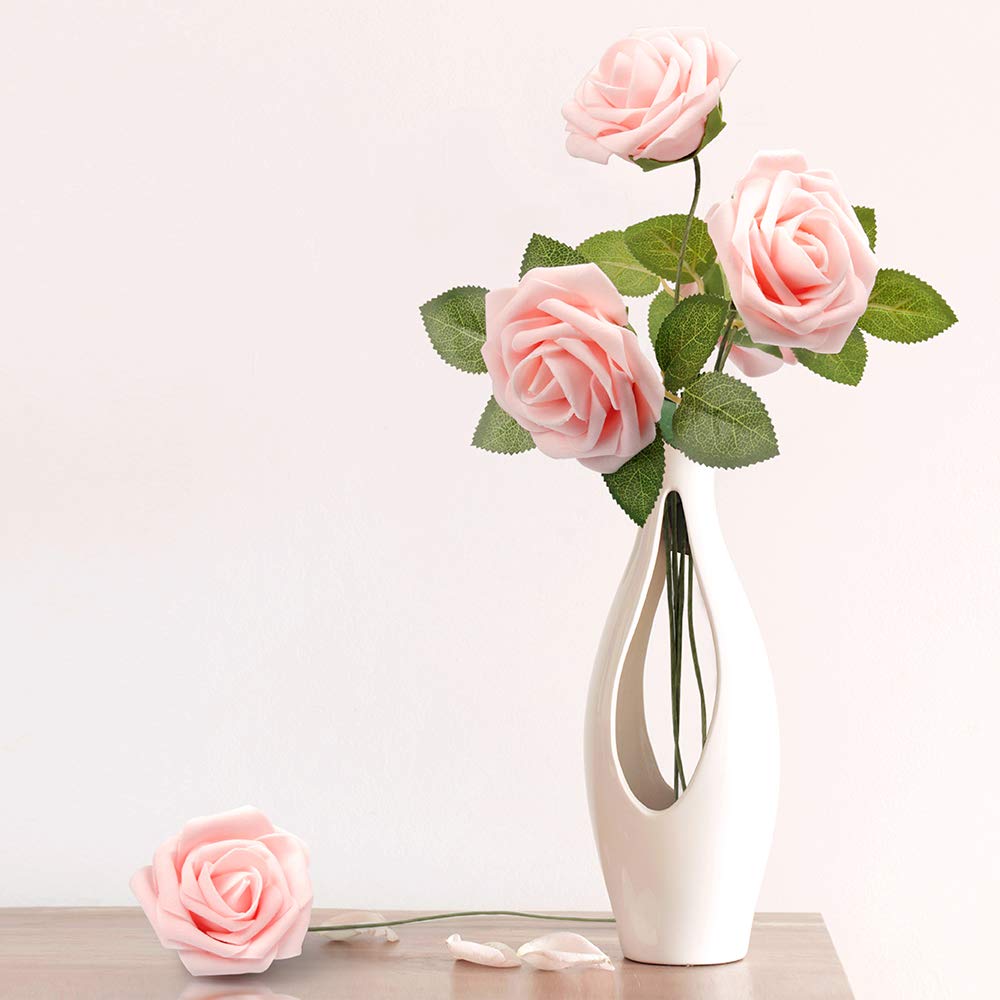 Mocoosy bouquet assemblé blush pink, rendu élégant sans entretien