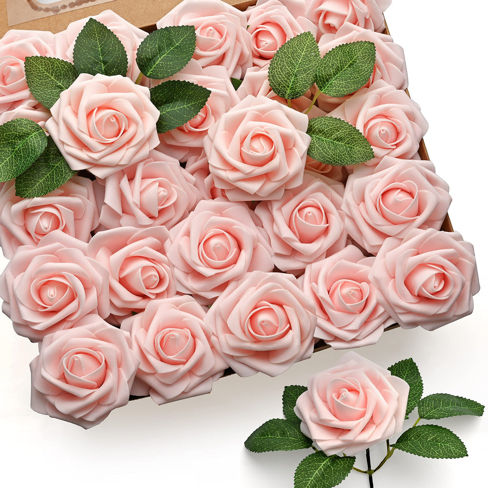 Mocoosy emballage avant montrant 50 roses, pratique pour stockage et transport