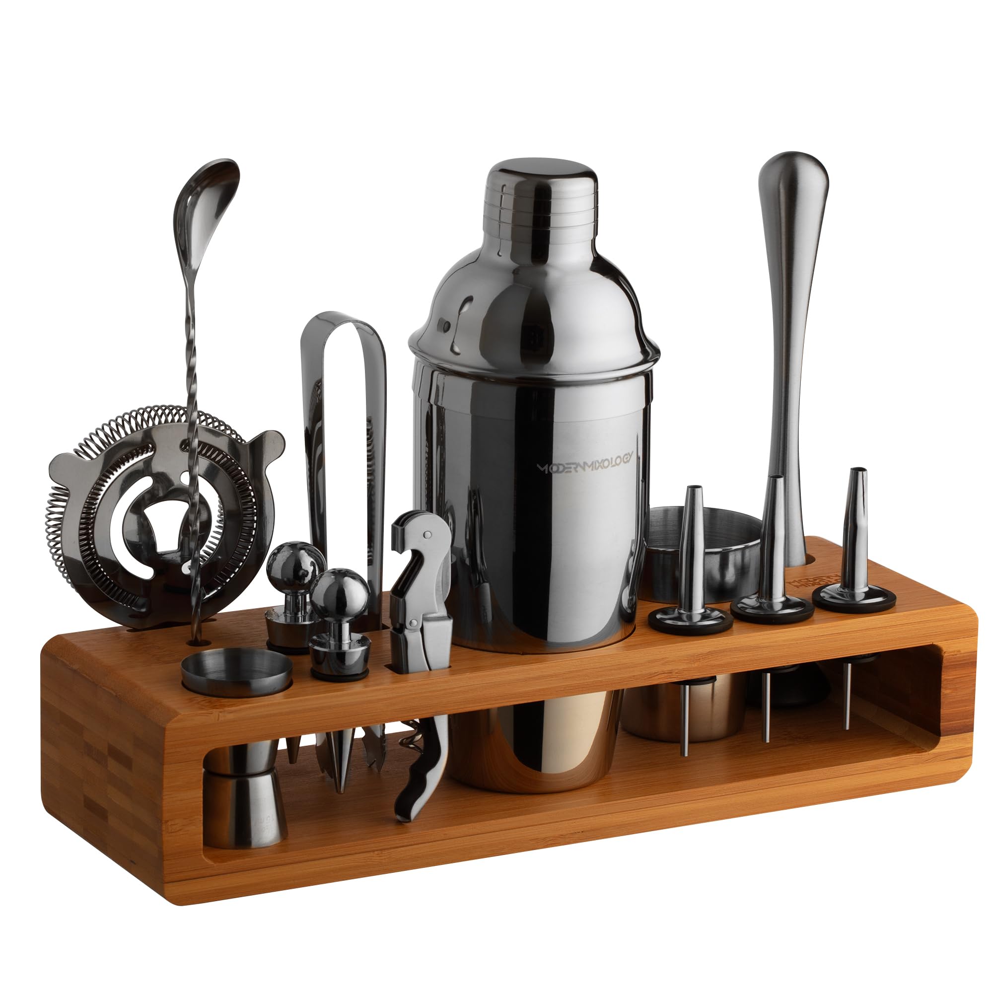 Modern Mixology coffret face avant, présentation soignée et gain de place