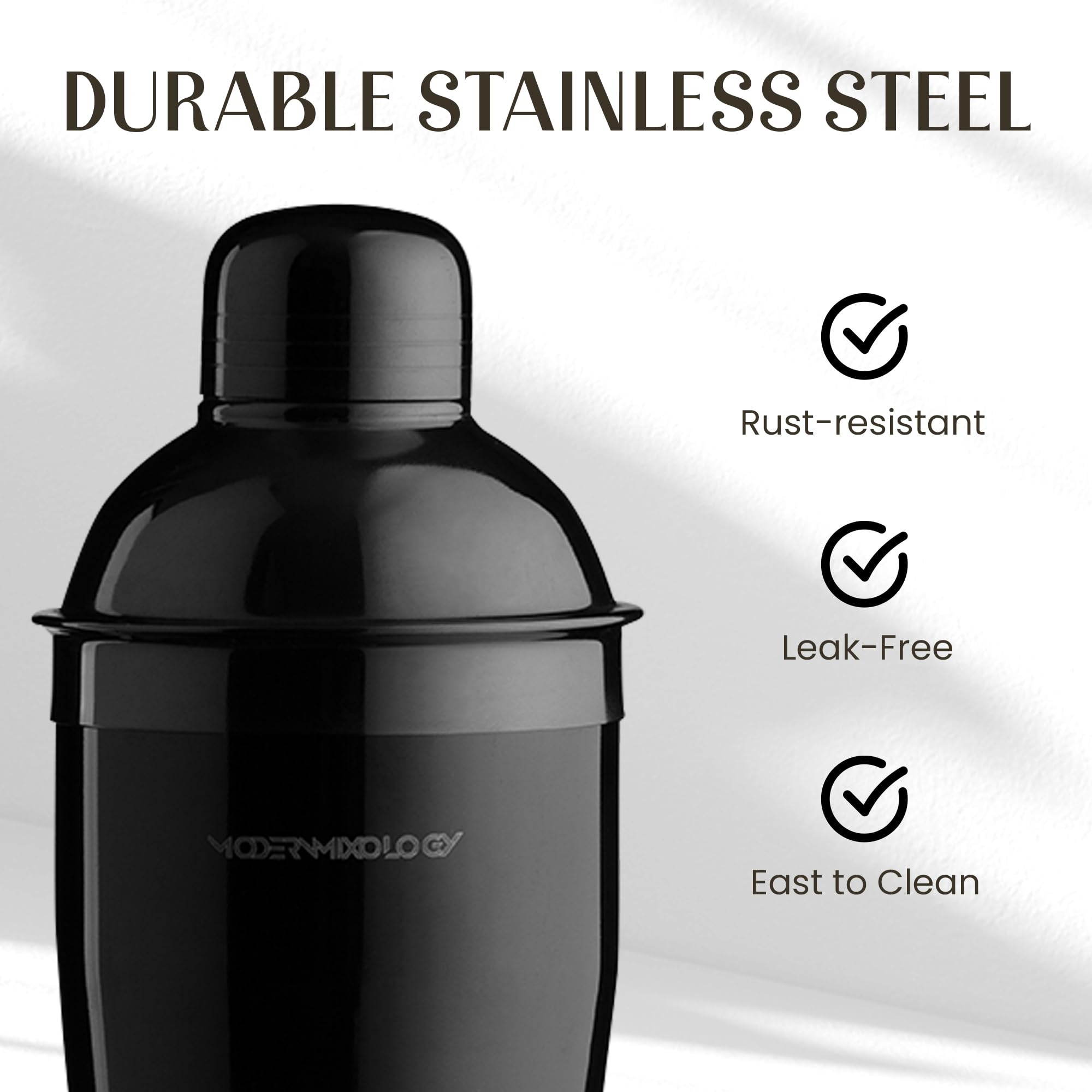 Modern Mixology comparaison taille, visualisation des dimensions pratiques