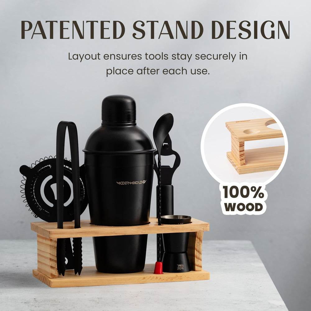 Modern Mixology jigger double-face et passoire Hawthorne, précision pour mesurer