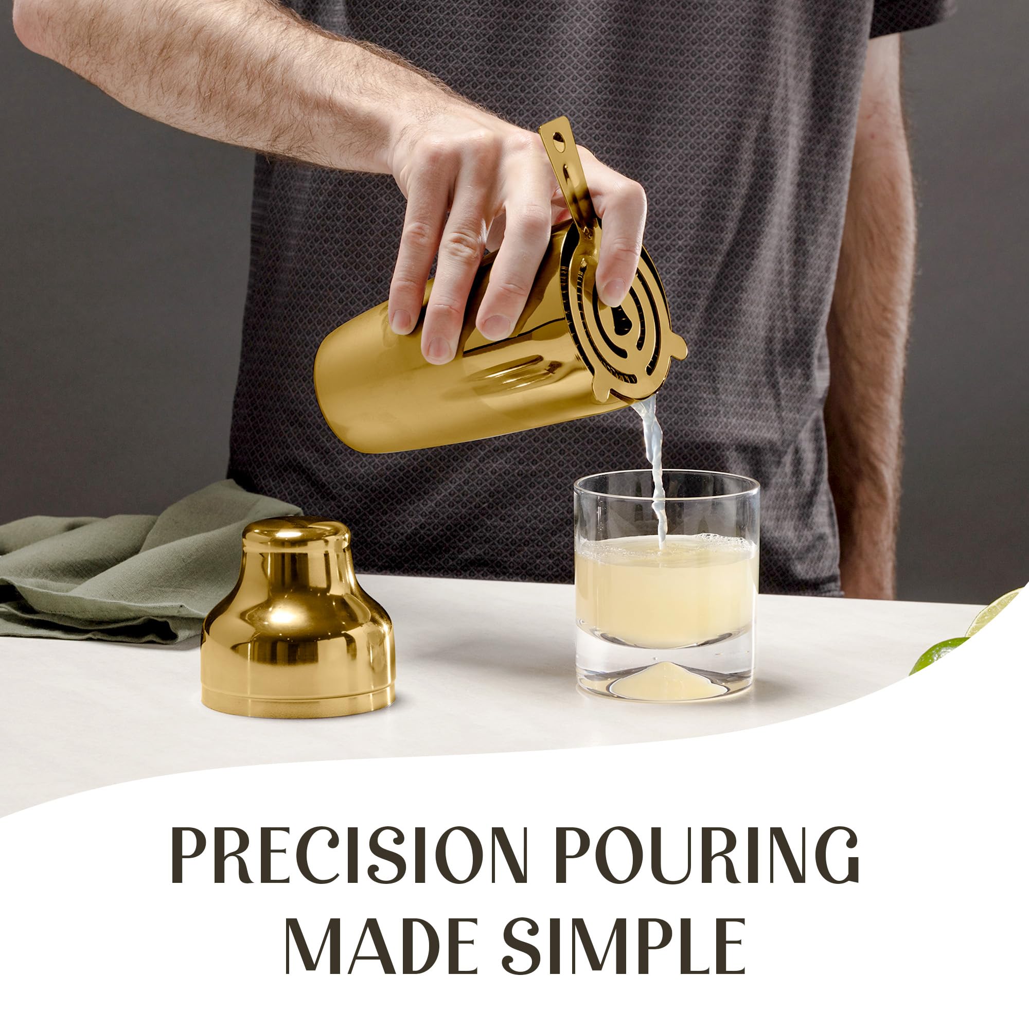 Modern Mixology pinces à glace en action pour service propre et hygiénique