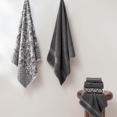 Modern Threads gros plan du motif jacquard réversible pour élégance