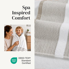 Modern Threads ensemble plié sur tablette illustrant rangement soigné et gain de place