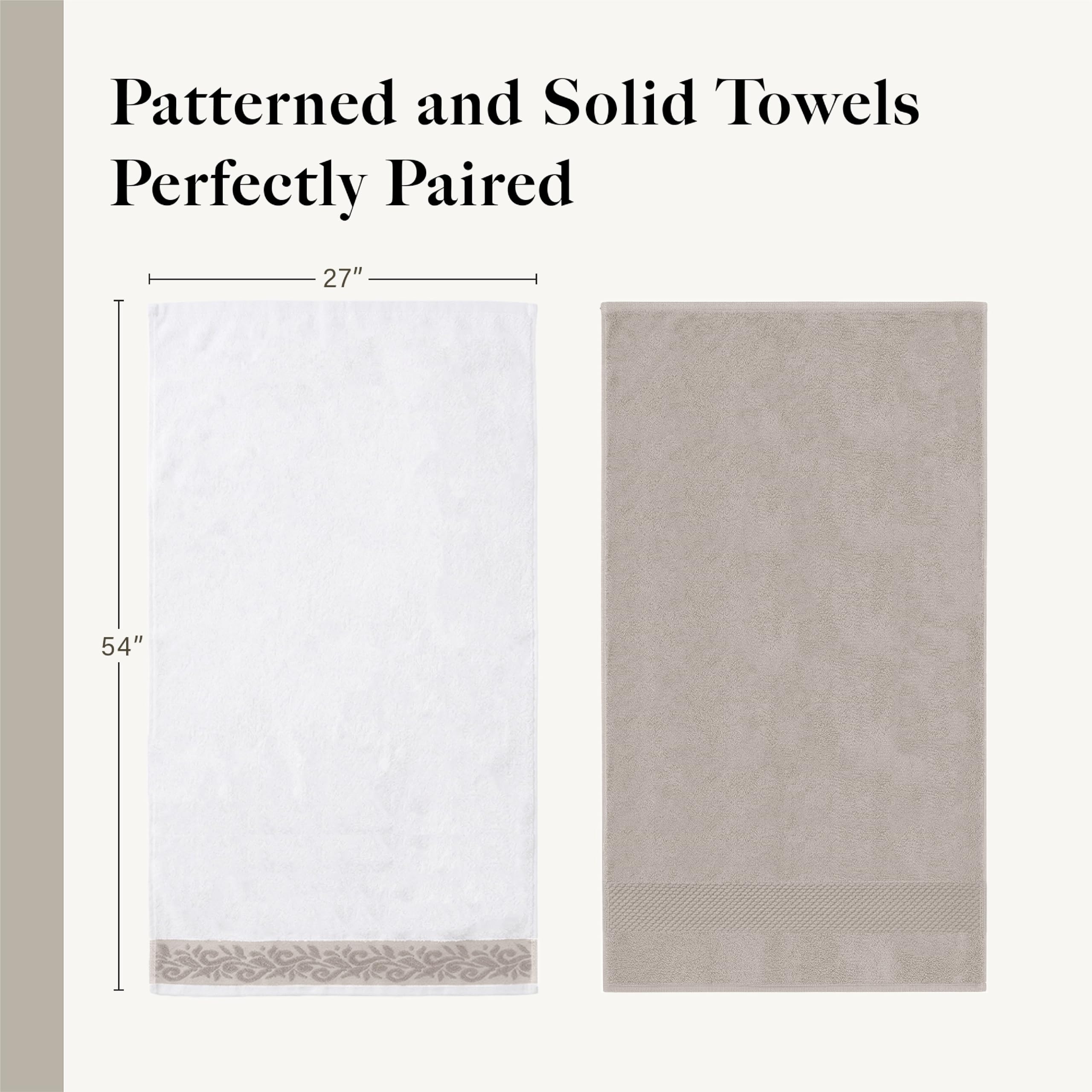 Modern Threads détail texture coton 600 GSM offrant douceur tactile