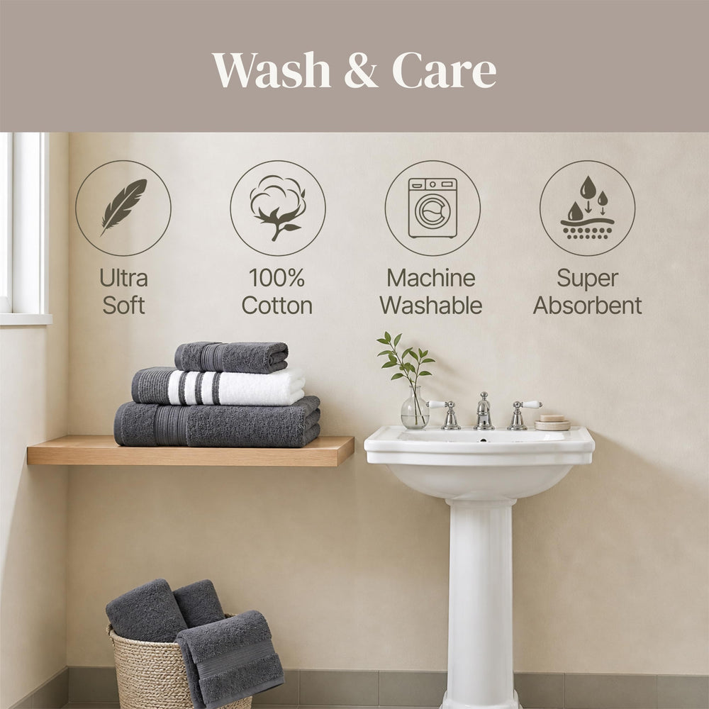 Modern Threads mise en scène salle de bain style contemporain accueillant